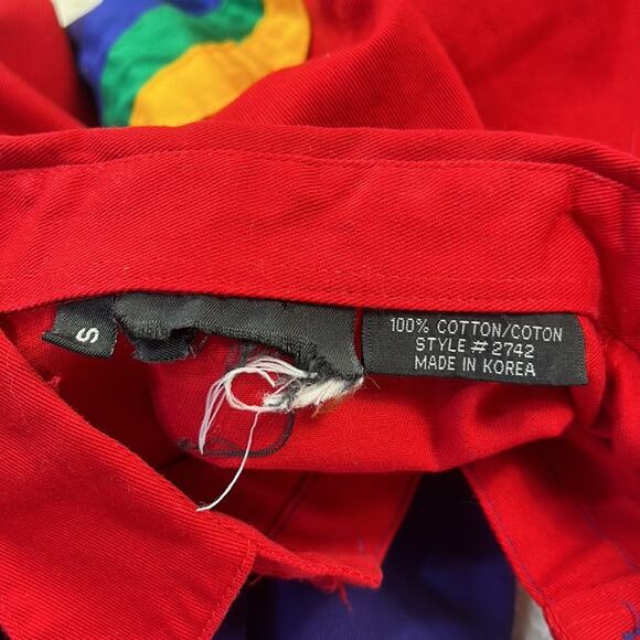 Y2K Asphalt Cowgirl Rainbow button down western shirt, size small - Picture 10 of 12